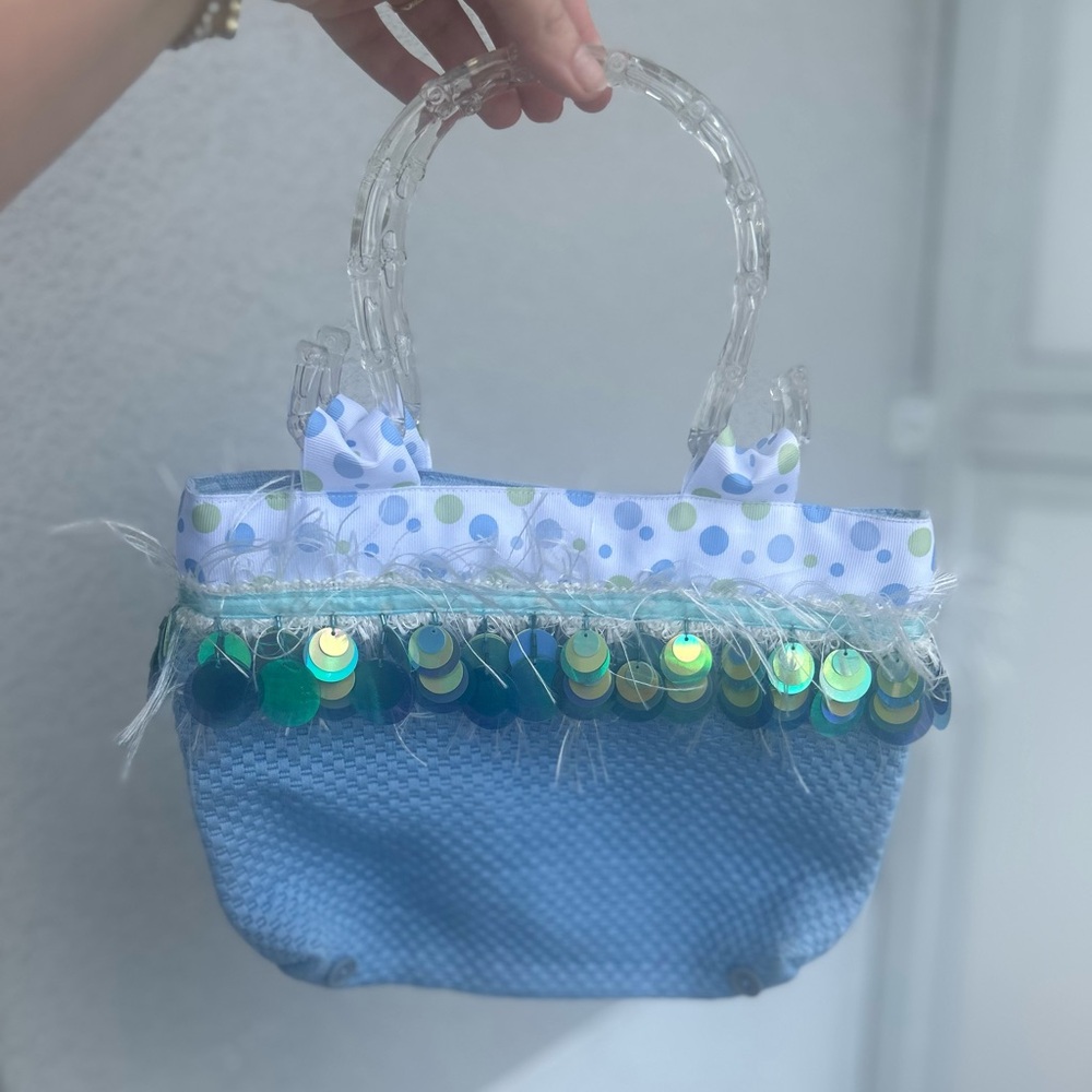 Woven sequin Y2K purse
